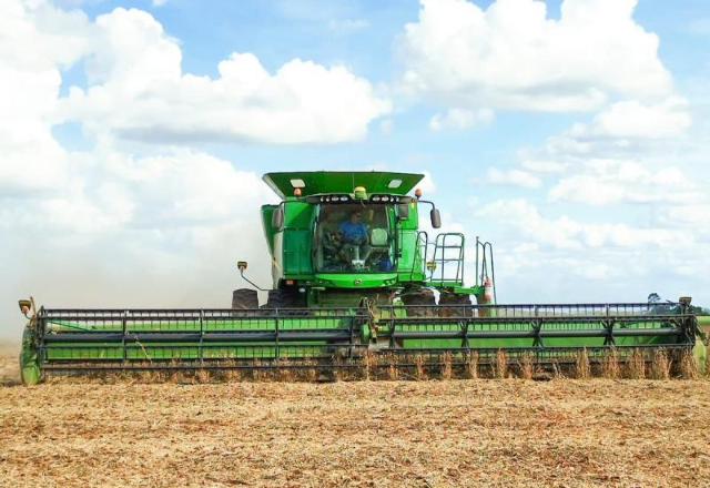 Colheita da soja inicia em MS com 480 hectares já recolhidos