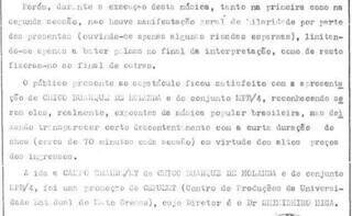 Regime militar espionou Chico Buarque em Campo Grande em 1974 Regime militar espionou Chico Buarque em Campo Grande em 1974