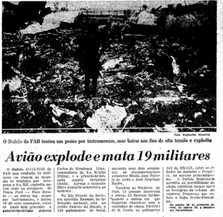 Belmira foi a “heroína improvável” na queda do Buffalo que matou 19 militares 