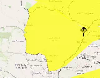 38bu0rp0dwsgc MS tem alerta de tempestade com ventos de até 60 km/h nessa quinta