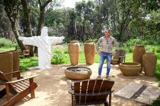 Vasos egípcios com chafariz e fogo são novos jeitos de relaxar em casa Vasos egípcios com chafariz e fogo são novos jeitos de relaxar em casa