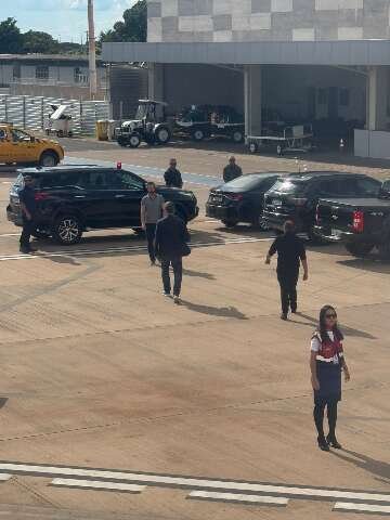 PGR é recebido por escolta na Capital e segue para a fronteira