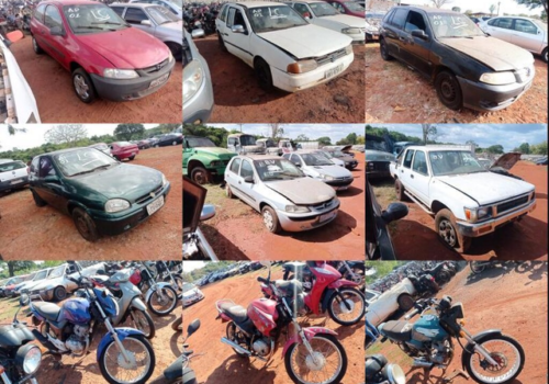 Proprietários têm 10 dias para retirar veículos dos pátios do Detran