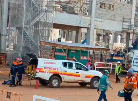 Estrutura desaba e mata trabalhador em canteiro de obras