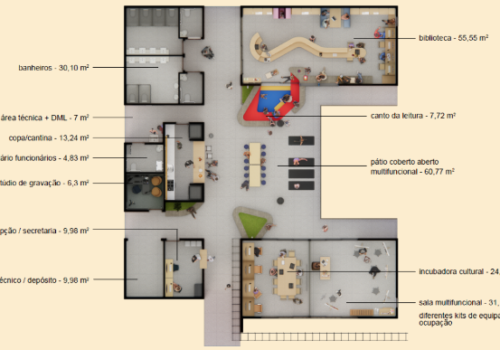 Governo abre licitação para construir Centros de Cultura em quatro cidades