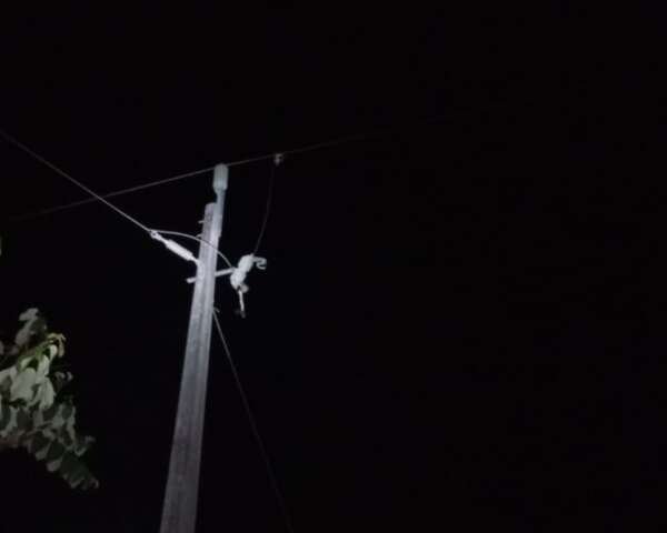 Após temporal, chácara em Rochedo completa 4 dias sem energia