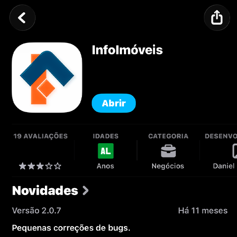 Buscar um imóvel ficou mais simples com o aplicativo do Infoimóveis