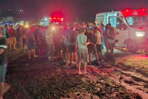 Operário morre atropelado por caminhonete na frente do filho e do sobrinho