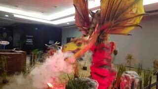 Dragões gigantes invadem o Bosque em exposição gratuita Dragões gigantes invadem o Bosque em exposição gratuita