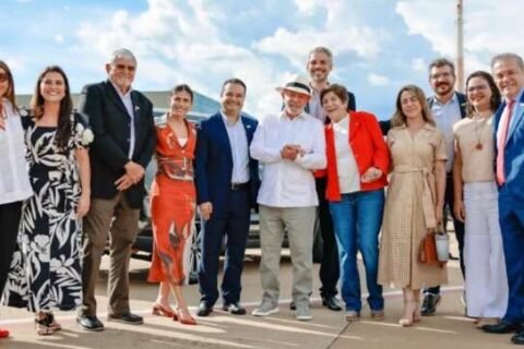 “Vamos vencer”, disse Lula a Fábio Trad e Gilda, pré-chapa do PT para o Governo