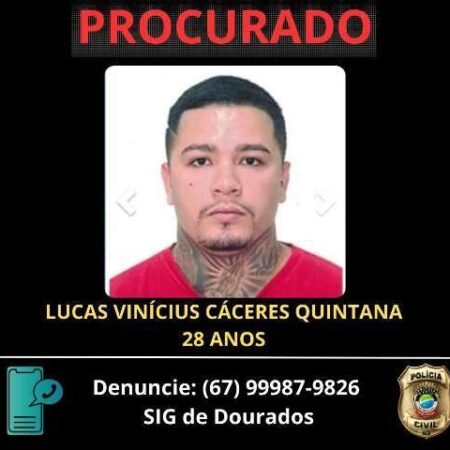 Polícia divulga foto de homem procurado por tentativa de homicídio