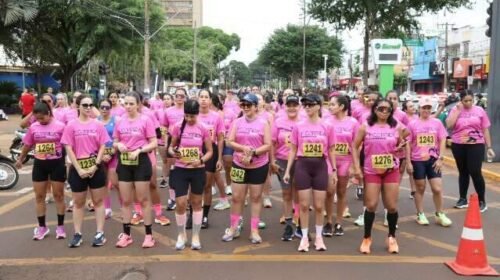 Corrida e caminhada da mulher reúnem 200 participantes em Dourados