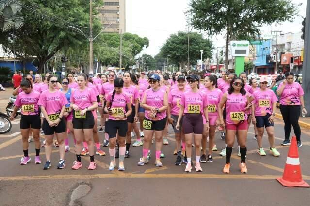 Corrida e caminhada da mulher reúnem 200 participantes em Dourados