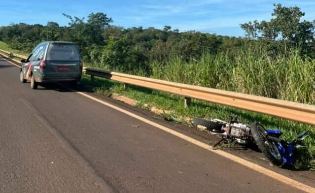 Rapaz é encontrado morto ao lado de moto destruída na Serra de Maracaju