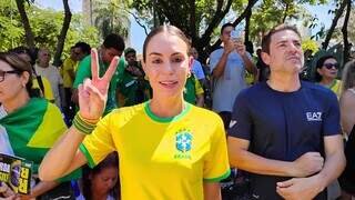 Ato pró-Bolsonaro em Campo Grande critica governo federal e decisões do STF