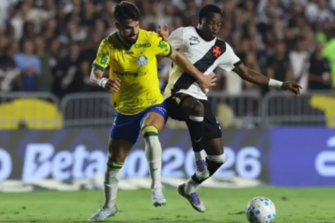 Vasco vence o Palmeiras de virada e estreia Renato Gaúcho com triunfo