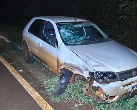 Acidente entre moto e carro mata mulher na MS-379