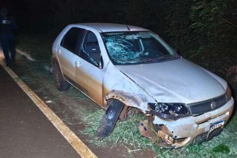 Acidente entre moto e carro mata mulher na MS-379