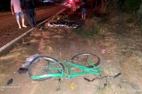 Ciclista de 39 anos morre após ser atropelado por carro na MS-141