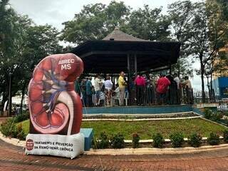 Evento no Dia Mundial do Rim vira chance de exames para aposentada com dores