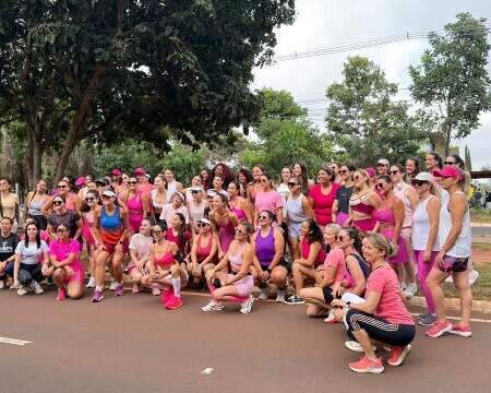 No dia delas, mulherada trocou descanso por corrida no parque