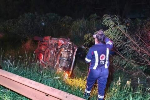 Manobra brusca causa acidente entre camionetes na rodovia BR-163