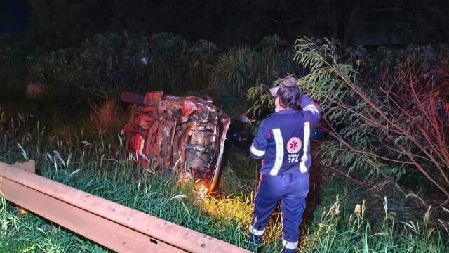 Manobra brusca causa acidente entre camionetes na rodovia BR-163