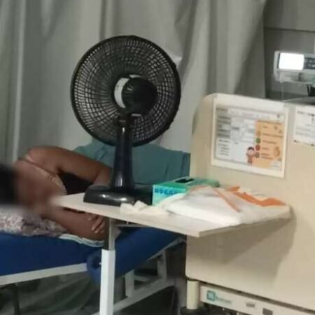 Com ar-condicionado quebrado, pacientes e funcionários sofrem com calor no HR