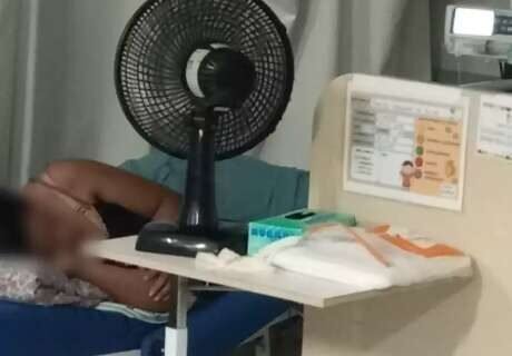 Com ar-condicionado quebrado, pacientes e funcionários sofrem com calor no HR