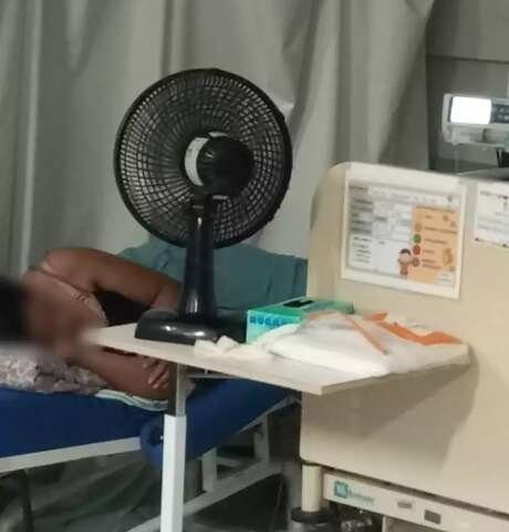 Com ar-condicionado quebrado, pacientes e funcionários sofrem com calor no HR