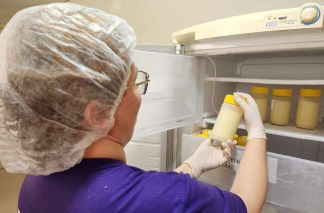 Doações de leite materno crescem em MS, mas HU registra estoque crítico