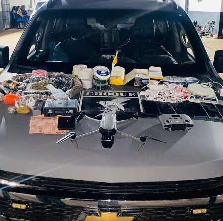 Drone, drogas e celulares: operação desmonta esquema que abasteceria presídio