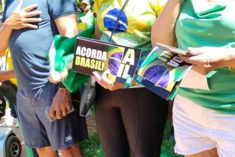 Ato pró-Bolsonaro em Campo Grande critica governo federal e decisões do STF