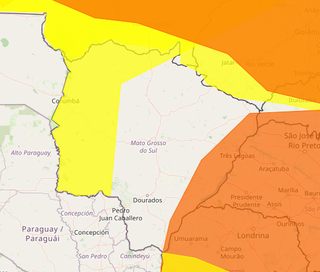 MS entra em alerta para chuvas intensas e risco de grande acumulado até domingo MS entra em alerta para chuvas intensas e risco de grande acumulado até domingo