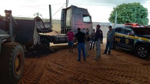 Cães descobrem 208 kg de cocaína sob assoalho de bitrem com minério