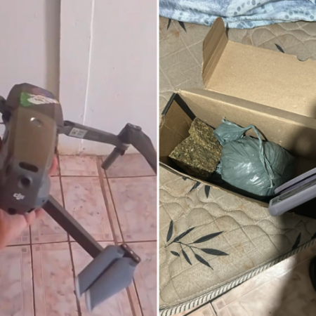 Piloto de drone é preso por levar maconha e haxixe à penitenciária