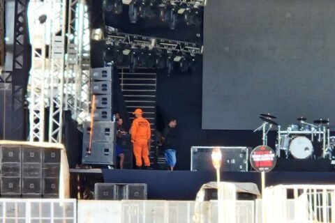 Trabalhador morre durante montagem de palco para show