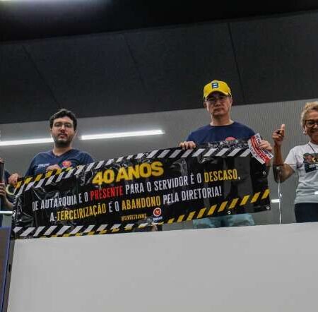 Servidores do Detran param por 24h após protesto