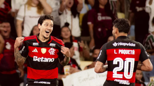 Flamengo vence Fluminense com gols de Pedro e assume vice-liderança