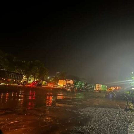 Colisão entre carreta e caminhonete mata dois na BR-163