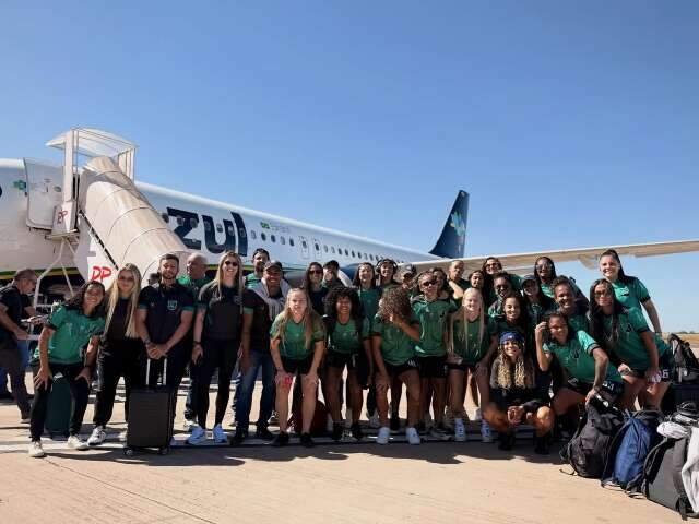 Meninas do Pantanal embarcam rumo a Goiânia para duelo contra líder do grupo