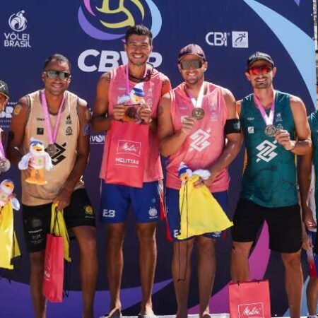 Atletas de MS conquistam 3 medalhas em etapa do circuito brasileiro de vôlei