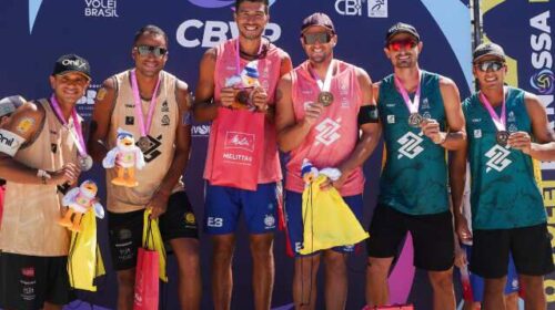 Atletas de MS conquistam 3 medalhas em etapa do circuito brasileiro de vôlei