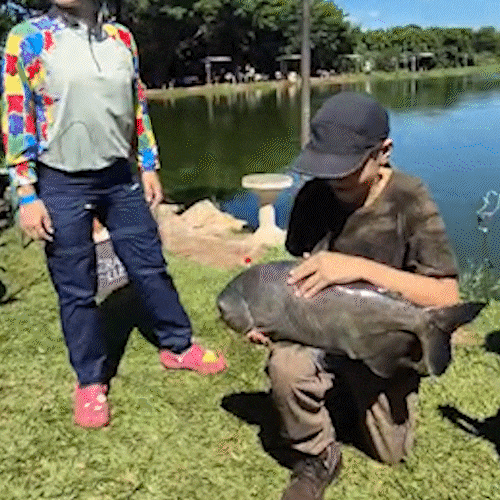 Ação promove experiência de pescaria e passeio a caiaque para crianças autistas