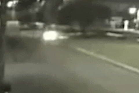 Vídeo mostra acidente que matou militar na Avenida Fábio Zahran