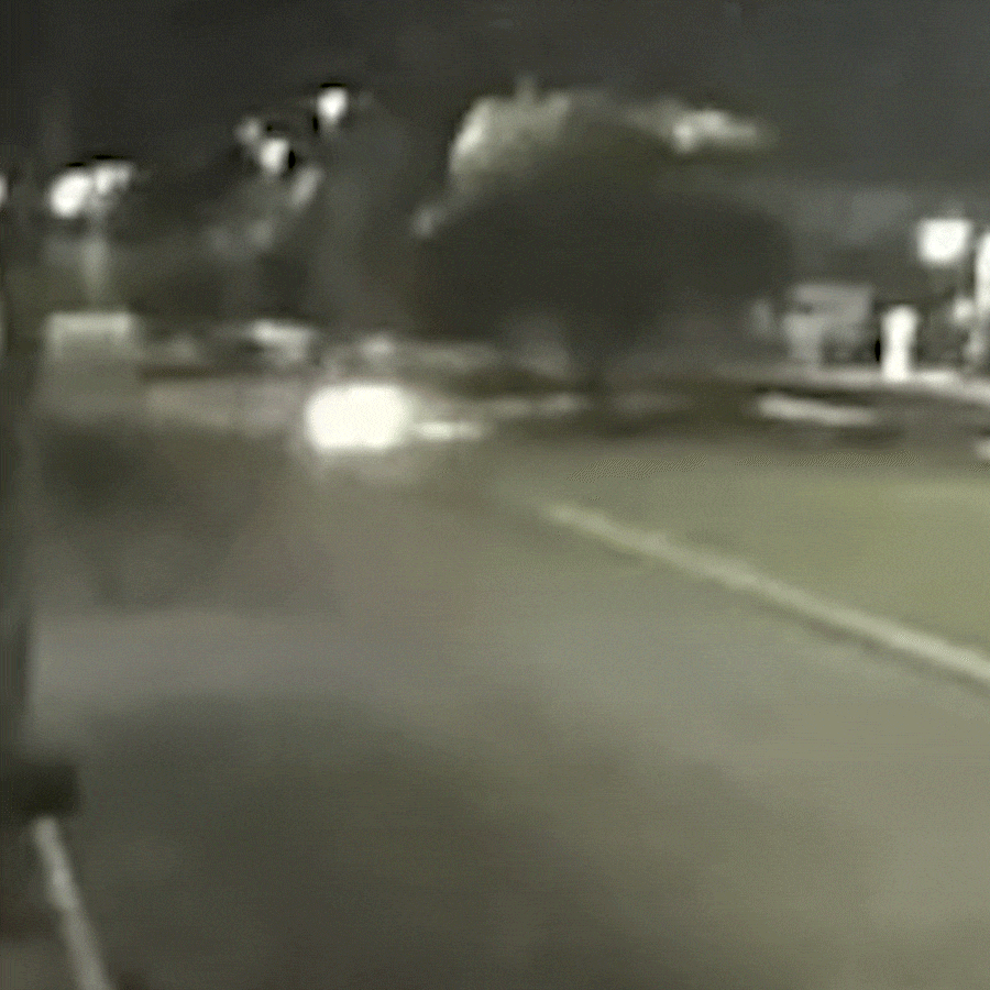 Vídeo mostra acidente que matou militar na Avenida Fábio Zahran