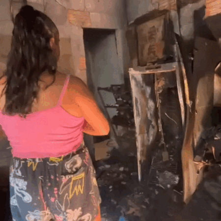 Por causa de um "não", homem queimou tudo que professora tinha