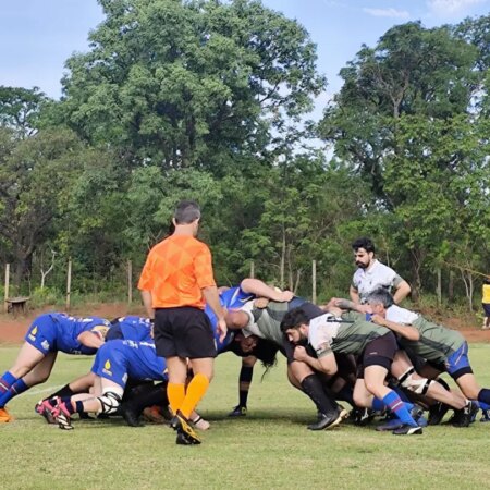 Time de Campo Grande faz jogo de estreia no Centro-Oeste de Rugby em MS