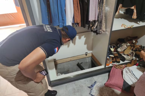 Tentativa de prisão falha e traficante foge por túnel na fronteira