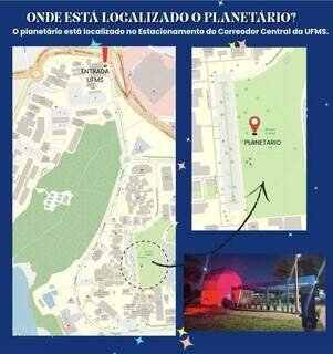 Clube promove observação astronômica gratuita na UFMS